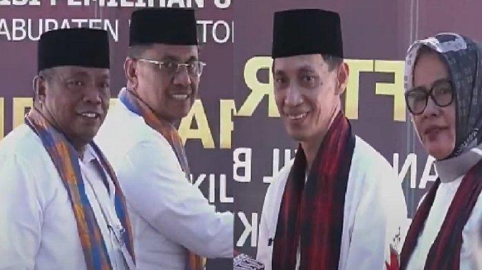 Sebanyak 2 pasangan Calon Bupati Wakatobi dan Calon Wakil Bupati (Cawabup) bertarung pada Pemilihan Kepala Daerah atau Pilkada Wakatobi 2024. Dua pasangan calon di Pilkada 2024 Kabupaten Wakatobi, Sulawesi Tenggara (Sultra), tersebut yakni Hamirudin dan Muhamad Ali (Harum) serta Haliana dan Safia Wualo (Berhasil).