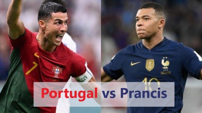 Duel Portugal vs Prancis dalam babak 8 besar Euro 2024 dinihari ini, Sabtu (06/07/2024) kick off mulai pukul 02.00 WIB. Selain siaran langsung televisi (TV), pertandingan bisa ditonton melalui tayangan live streaming RCTI+ dan Vision+. Pertandingan Tim Nasional atau Timnas Portugal dan Prancis akan disiarkan langsung dari Stadion Volksparkstadion Hamburg, Jerman.