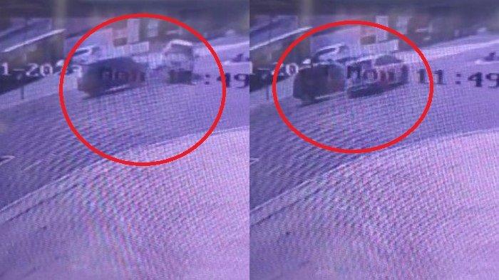 Tabrakan mobil ditumpangi Kadis Kesehatan Konawe, Mawar Taligana, terjadi di Jalan Drs Abdullah Silondae Kelurahaan Tumpas, Kecamatan Unaaa, Kab. Konawe, Senin (11/12/2023)