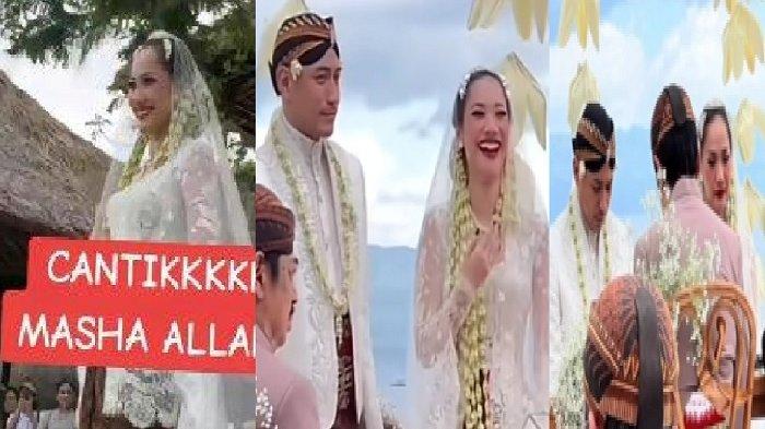 Berikut ini momen Bunga Citra Lestari atau BCL sah jadi istri orang. Ia tampil dengan gaun kebaya berwarna putih dengan lipstik merah di bibirnya. Secara resmi, ia menikah dengan Tiko Aryawardhana. Momen tersebut viral di media sosial ramai diabadikan para sahabat sang penyanyi.