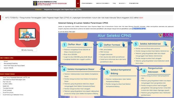 Informasi penerimaan CPNS 2023 Kemenkumham lulusan SMA untuk formasi Sipir Lapas, pendaftaran sudah terbuka ternyata tidak benar. Sebelumnya, beredar kabar seleksi Calon Pegawai Negeri Sipil (CPNS) 2023 lulusan sekolah menengah atas (SMA) untuk sipir lembaga pemasyarakatan (lapas) sudah dibuka.