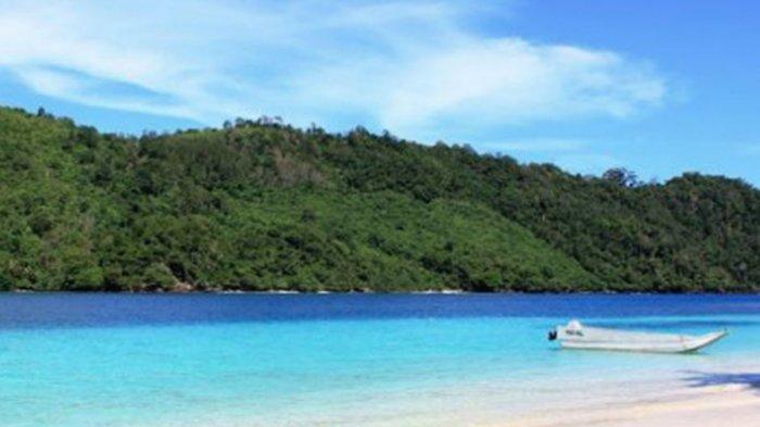 Ilustrasi Pantai di Lampung,
