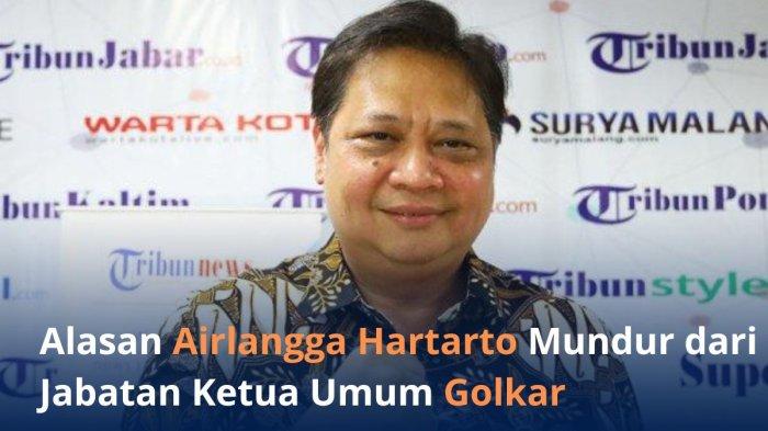Airlangga Hartarto Umumkan Mundur Sebagai Ketua Umum Golkar