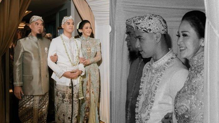AL GHAZALI MENIKAH - Al Ghazali bagikan momen pernikahannya saat digandeng Ahmad Dhani dan Maia Estianty.