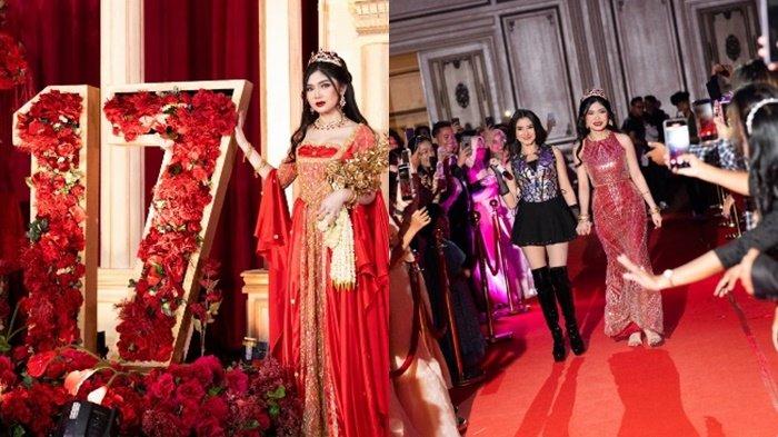 Tali Kasih buka suara menyebut alasan membuat pesta mewah dihari jadinya yang 17 tahun, ngaku tak nyaman disebut crazy rich Palembang.