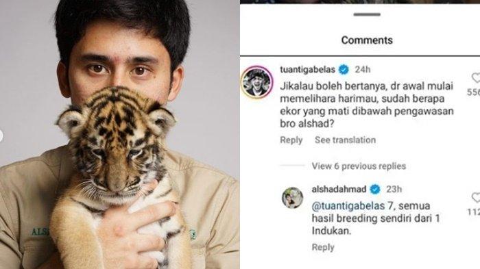 Alshad Ahmad mengaku jika 7 ekor harimau mati dibawah pengawasannya, menuai kecaman publik