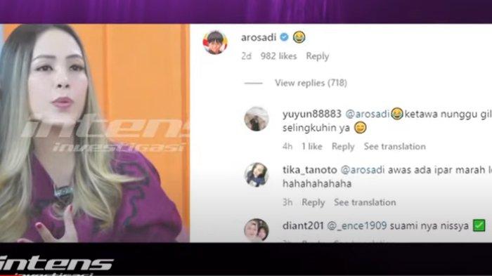 Andika Rosadi tertawa di ig Richard Lee video Lady Nayoan curhat Rendy dan Syahnaz selingkuh