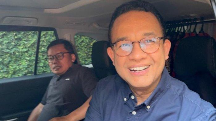 Anies Baswedan bertolak dari kediamannya di Lebak Bulus, Jakarta Selatan, Rabu (28/8/2024). Anies Baswedan, melalui jubirnya mengungkap alasan tak maju di Pilkada Jabar 2024