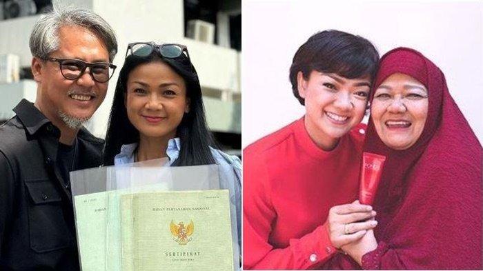 Artis Nirina Zubir kini bernafas lega setelah empat sertifikat tanah milik ibunya yang dikembalikan. merasa kagum perjuangnya selama ini tak sia-sia