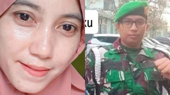 TNI BUNUH ISTRI - (kiri) Serma Tengku Dian Anugerah. (kanan) Astri Gustina Ayu Yolanda terungkap pekerjaan istri yang ditikam Serma Tengku Dian Anugrah, berdagang demi nafkah keluarga.