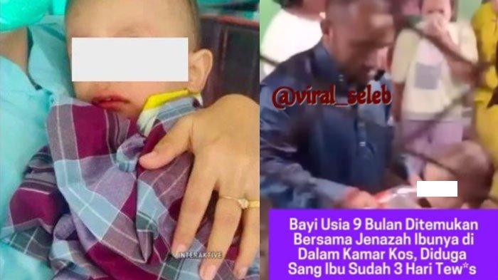 Bayi Usia 9 Bulan Ditemukan Disamping Jenazah Ibu Dalam Kamar Kos di Nabire, Warga Menangis Histeris