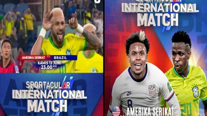 Berikut jadwal tayang acara TV Kamis (13/6/2024) Kick-off Internasional match road to euro 2024 Live di RCTI : Amerika Serikat vs Brazil pukul 23.00 WIB