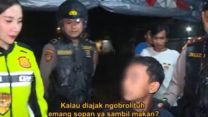 Brigpol Putri Sirty Cikita viral marahi warga yang sedang makan sebut tak sopan ternyata pria tersebut sedang pengaruh miras.