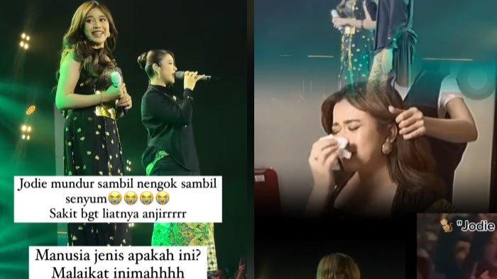 Brisia Jodie Senyum Diminta Mundur oleh Fans Tiara Andini, Video Nangis di Belakang Panggung Disorot