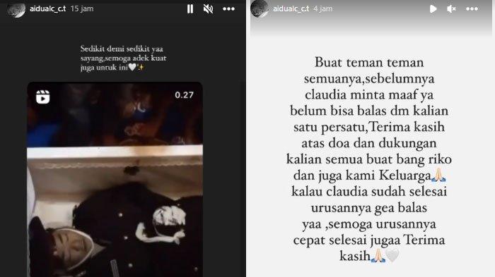Claudia Tesa mengungkapkan pesan terakhir kepada Bripda Frisco