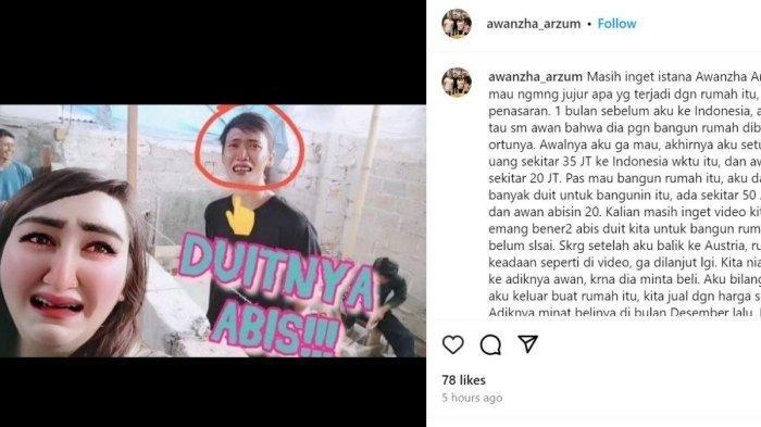 Curhatan Arzum Balli di Instagram soal perceraiannya