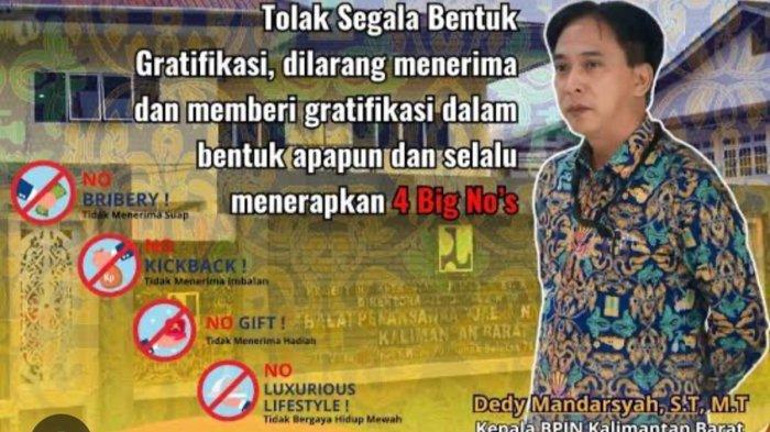 Dedy Mandarsyah Kepala BPJN Kalimantan Barat