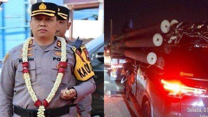 Detik-detik Kecelakaan Mobil Kapolres Boyolali Tabrak Truk Tronton di KM 324 Jawa Tengah, Selasa (1/10/2024)