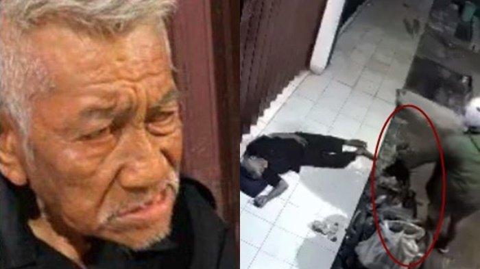 Detik-detik kursi roda kakek tunawisma dicuri saat tidur di emperan toko di Kawasan Bekasi Utara, Kota Bekasi.