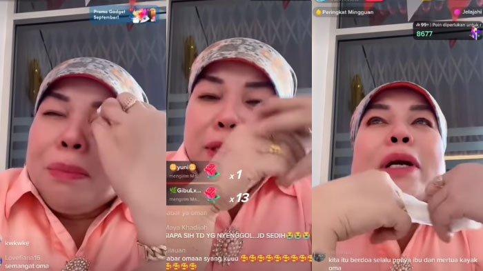 Dewi Zuhriati Menangis Pilu