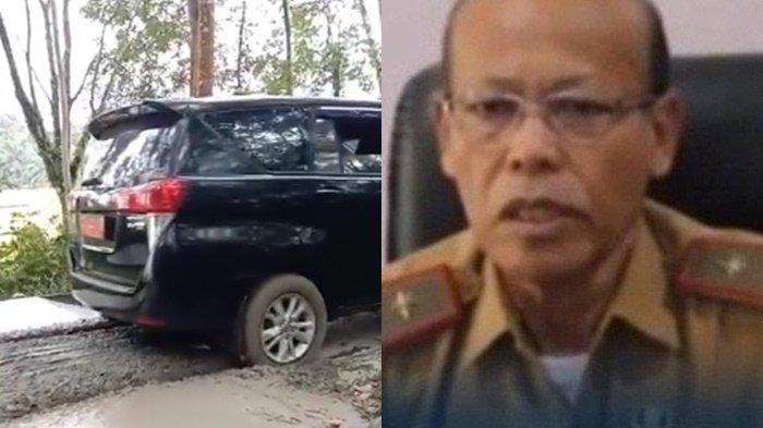 Kadispora Lubuklinggau, Purnomo Syok Mobil Dinasnya Direkam Tukang Saat Lewat Jalan Cor Basah