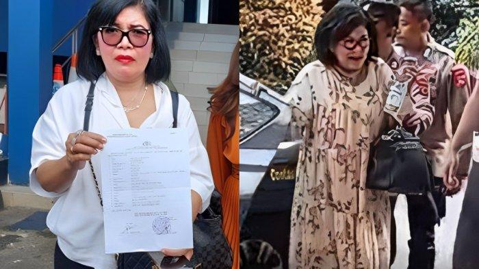 Farida Felix Ibu Kandung Abraham Michael Terduga Pelaku Pembunuhan Satpam di Lawang Bogor, Jumat (17/1/2025)