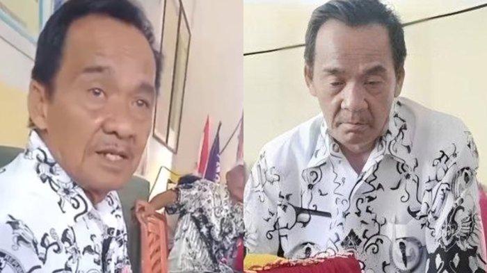 Guru Agama, A di Muna yang dilapor ke polisi lantaran menghukum muridnya pakai sapu lidi buka suara.