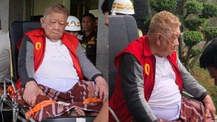 HAJI HALIM TERSANGKA - Haji Halim saat digiring dari Kejati Sumsel menuju Rutan Pakjo Palembang, Senin (10/3/2025).