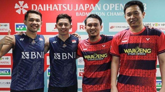 Hasil Japan Open 2023 : Menangi Perang Saudara, Fajar/ Rian Berhasil Melaju ke Semifinal