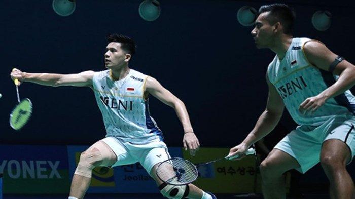 Hasil Korea Open 2023: Pramudya/Yeremia Raih Kemenangan Atas Pasangan Denmark Lewat Dua Set Langsung