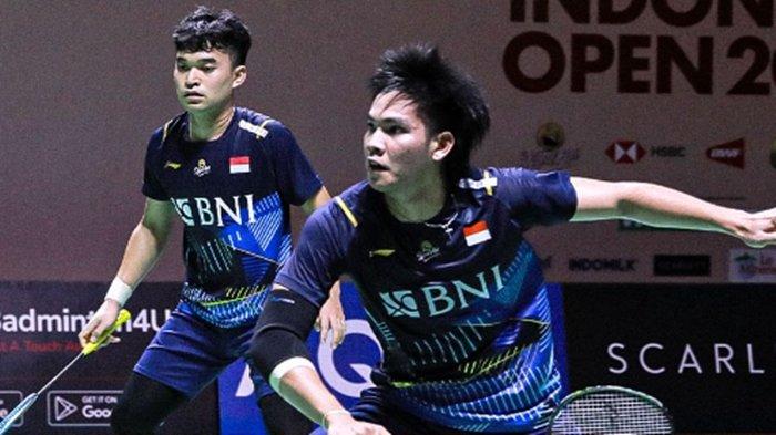 Hasil indonesia Open 2023 : Leo/ Daniel Bermain Agresif Hingga Senar Raket Putus Untuk Menang