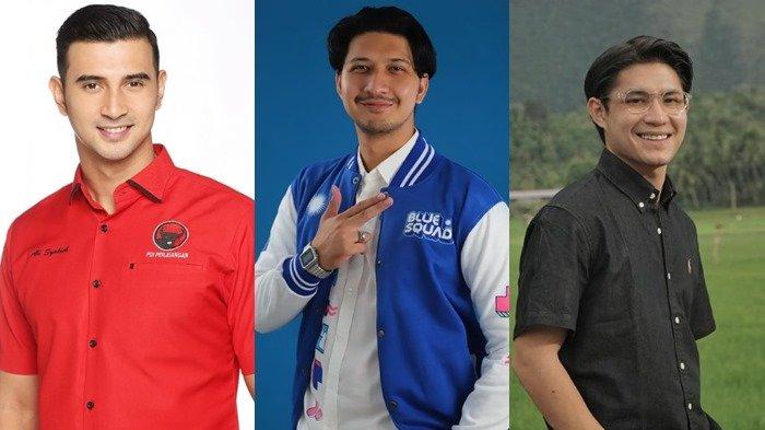 Hasil real count artis tampan yang maju calon legislatif DPR RI.
