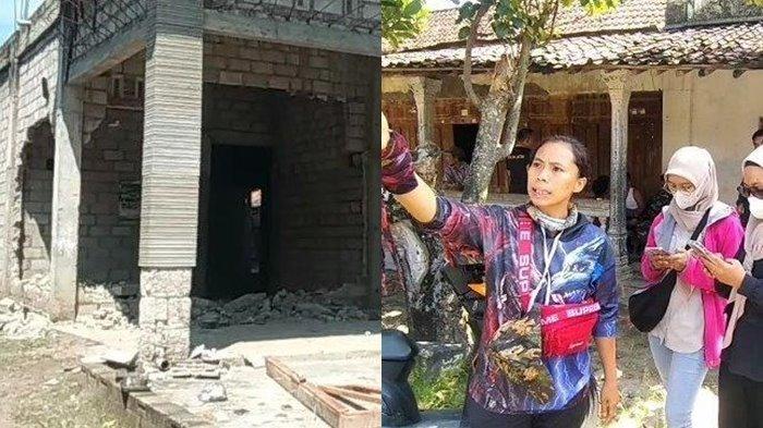 Iniah sosok suami yang diduga ceraikan istri Tenaga Kerja Wanita (TKW) di Hong Kong sepihak, hancurkan rumah.