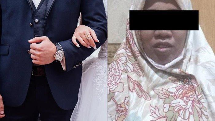 (kiri) ilustrasi pengantin. (kanan) Susanti pelaku tipu calon suami. Inilah sosok Doni Rici Mahendra, pria bernasib malang batal menikah karena ditipu calon istrinya yang kabur saat hari pernikahannya, kenal dari Tiktok