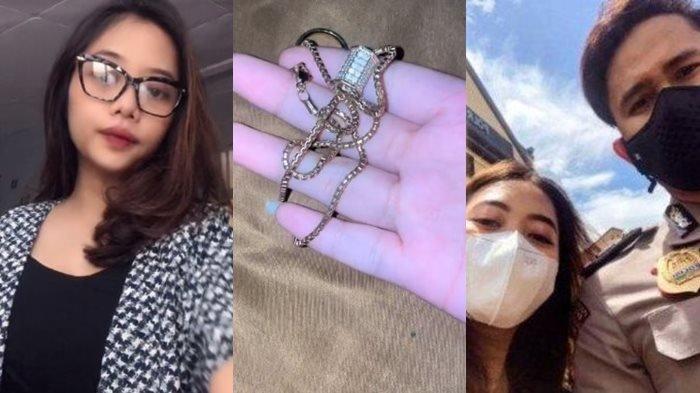 Inilah sosok anak camat Purwarkata yang viral dinikahi pria berseragam dengan emas kawin palsu.