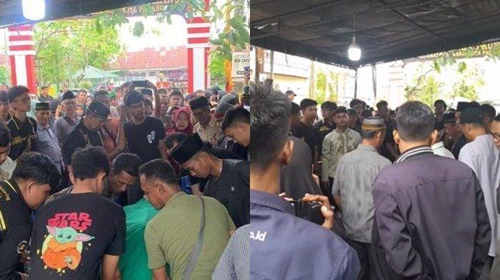 Inilah suasana rumah duka Zhafirah Zahrim meninggal dunia korban erupsi gunung marapi, pada Minggu (17/12/2023) pukul 17.50 WIB.