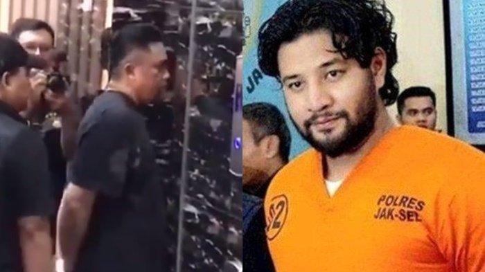 Inilah tampang AK, seorang pemasok narkoba kepada Ammar Zoni akhirnya ditangkap polisi. Tampak tak mengeluarkan kata-kata dan hanya tertunduk