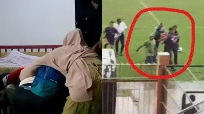 Isak tangis keluarga saat proses pemakaman Tegar Dwi Prasetyo, pemain sepak bola SSB Indonesia Muda yang tersambar petir saat pertandingan sepak bola U-13 Piala Soeratin 2023.