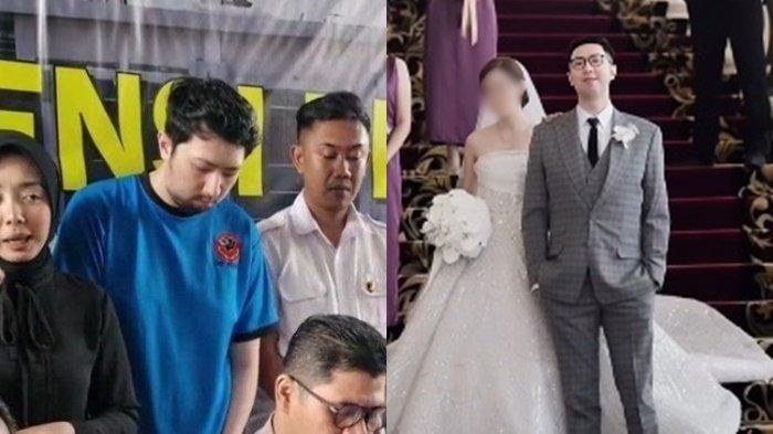 ISTRI DOKTER TERSANGKA RUDAPAKSA. (kiri) Priguna Anugerah Pratama alias PAP (31) saat hadir konferensi pers pada Rabu (9/4/2025). (kanan) Istri Priguna Anugerah Pratama, dokter PDSS Unpad tersangka dugaan rudapaksa terhadap keluarga pasien, ternyata sesama dokter, pernikahannya glamour