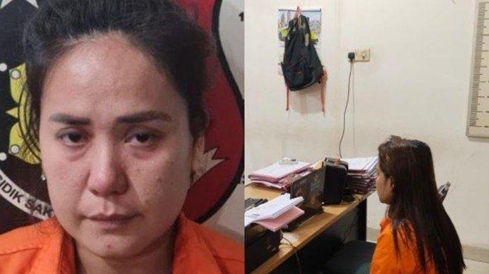 JBD (37) seorang ibu yang tega menganiaya anak kandungnya di Batam.