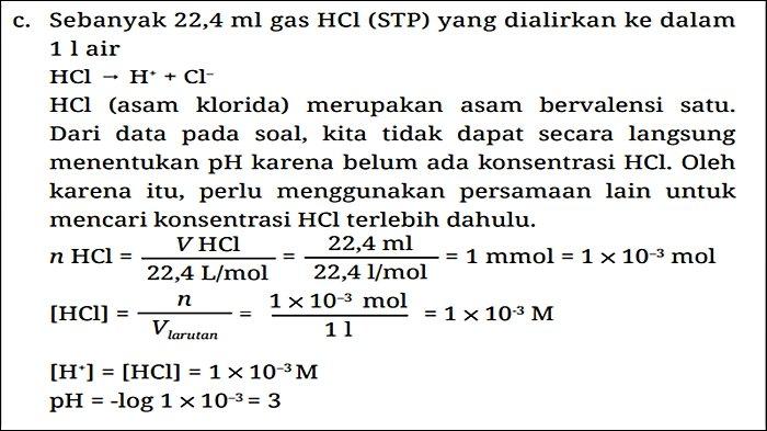Jawaban soal nomor 1c, Kimia Kelas 12 Halaman 18 Kurikulum Merdeka.