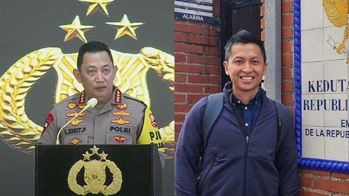 PERINTAH KAPOLRI- (KIRI) Kapolri Jenderal Listyo Sigit Prabowo. (KANAN) Arya Daru Pangayunan, Diplomat Kemenlu RI semasa hidup. Jenderal Listyo Sigit Prabowo telah memerintahkan anggotanya untuk bekerja maksimal mengungkap penyebab kematian diplomat Arya Daru Pangayunan