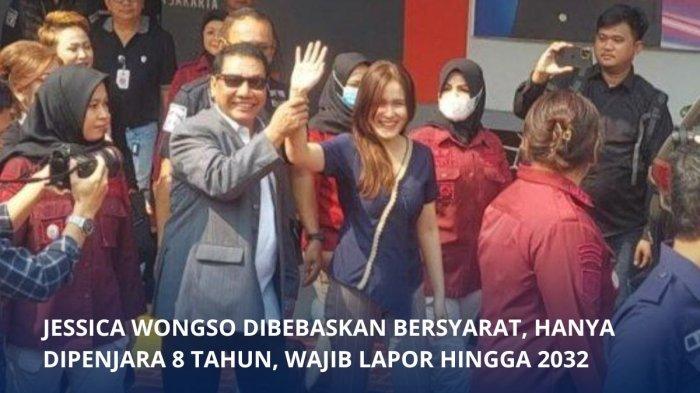 Jessica Wongso terpidana kasus kopi Sianida yang menewaskan Mirna Sahilin kini dibebaskan dari lapas Pondok Bambu, Minggu (18/8/2024) karena berkelakuan baik.