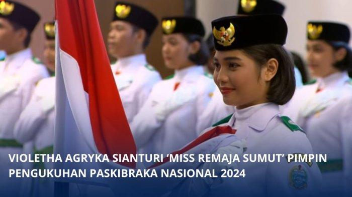 Jokowi menunjuk Violetha Agryka Sianturi, perwakilan dari Sumatera Utara untuk memimpin pengukuhan Paskibraka Nasional 2024, Miss Remaja Sumut