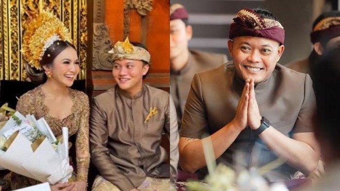 Kebahagiaan Sule semakin bertambah campur lega akhirnya Rizky Febian dan Mahalini mengikat hubungan asmara mereka dengan satu agama.