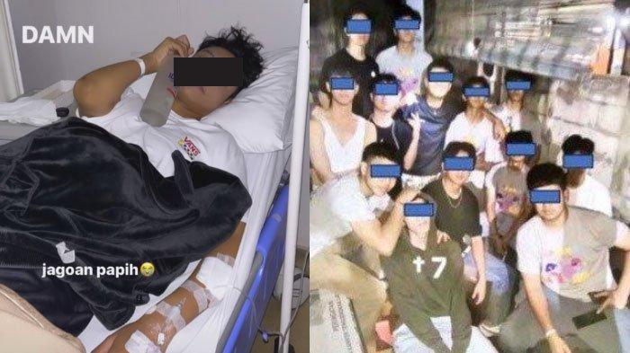 Kebohongan Arlo Korban Pembullyan Geng Anak Vincent Rompies, Tertawa Bahagia Peluk Miras di RS