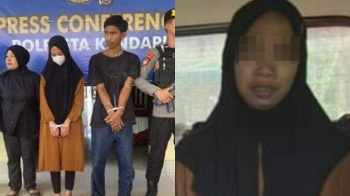 Kejamnya, ND (24) wanita di Kendari, Sulawesi Tenggara (Sultra) bunuh mertua berkedok begal.