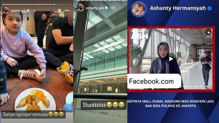 Keluarga Anang Hermansyah dan Ashanty yang terjebak banjir saat liburan di Dubai