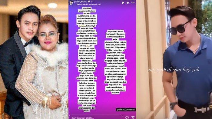 Kesedihan Jordan Ali Putus dari Eva Manurung, Sebut Berat Badan Turun 7 Kg Karena Alami Stres