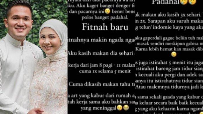 Kesha Ratuliu meluapkan kekesalannya karena telah difinah hanya memberi makan dirinya selama satu kali sehari kepada ART-nya selama bekerja.